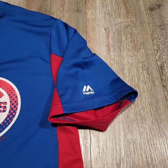 Majestic Chicago Cubs Cool Base Custom Jersey "AUSTIN 20" Made Shirt Mens Large - Picture 5 of 8